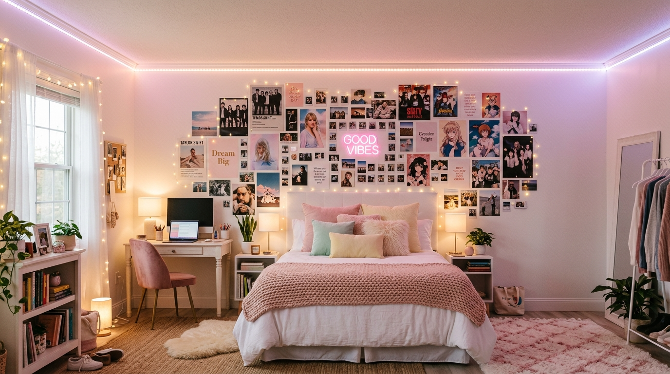 Use wall art to set the vibe